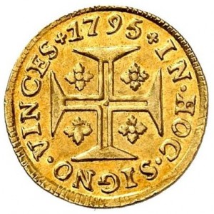 Реверс монеты Португалия, 400 реалов, 1787-1796