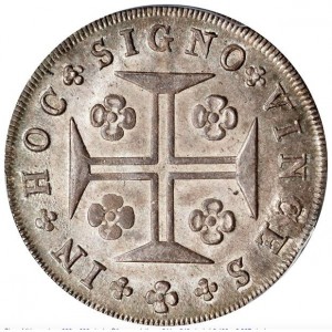 Реверс монеты Португалия, 400 реалов, 1799-1801