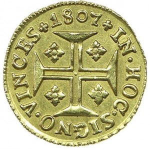 Реверс монеты Португалия, 400 реалов, 1807