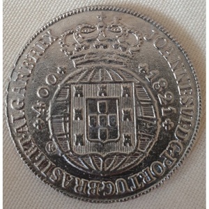 Аверс монеты Португалия, 400 реалов, 1818-1825