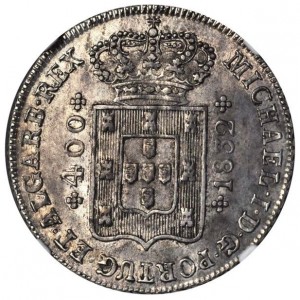 Аверс монеты Португалия, 400 реалов, 1828-1833
