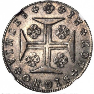 Реверс монеты Португалия, 400 реалов, 1828-1833