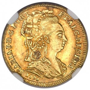 Аверс монеты Португалия, ½ эскудо, 1789-1796