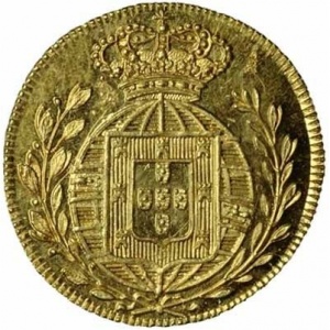 Реверс монеты Португалия, ½ эскудо, 1818-1821