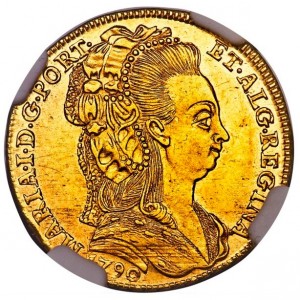 Аверс монеты Португалия, 1 эскудо, 1789-1796