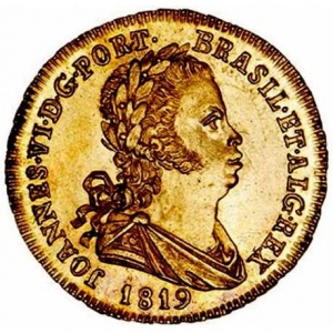 Аверс монеты Португалия, 1 эскудо, 1818-1819