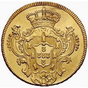 Реверс монеты Португалия, ½ песы, 1778-1784
