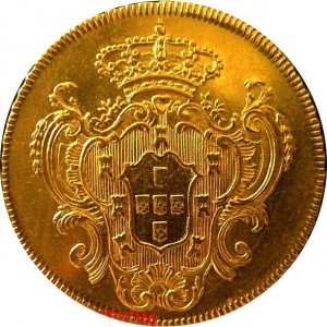 Реверс монеты Португалия, ½ песы, 1789