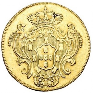 Реверс монеты Португалия, 1 песа, 1778-1781