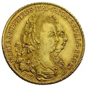 Аверс монеты Португалия, 1 песа, 1782-1785