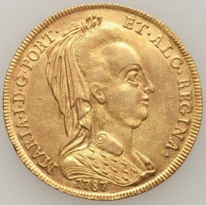 Аверс монеты Португалия, 1 песа, 1787