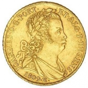 Аверс монеты Португалия, 1 песа, 1805-1815