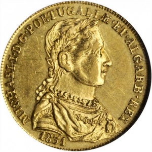 Аверс монеты Португалия, 1 песа, 1830-1831