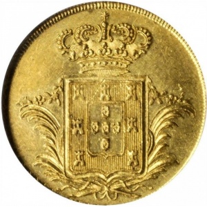 Реверс монеты Португалия, 1 песа, 1830-1831