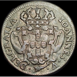Аверс монеты Португалия, 5 реалов, 1723-1736