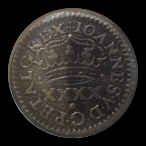 Аверс монеты Португалия, 40 реалов, 1717