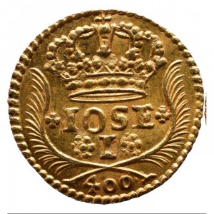 Аверс монеты Португалия, 400 реалов, 1752-1776