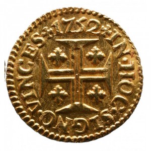 Реверс монеты Португалия, 400 реалов, 1752-1776