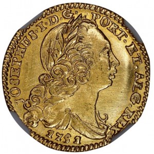 Аверс монеты Португалия, 1 эскудо, 1751-1776