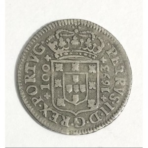 Аверс монеты Португалия, 120 реалов, 1689-1704