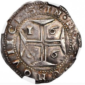 Реверс монеты Португалия, 400 реалов, 1663-1666