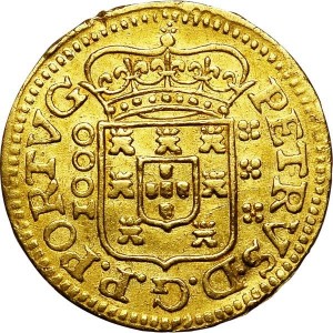 Аверс монеты Португалия, 1000 реалов, 1677-1681