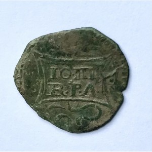 Реверс монеты Португалия, 1 рейс, 1550
