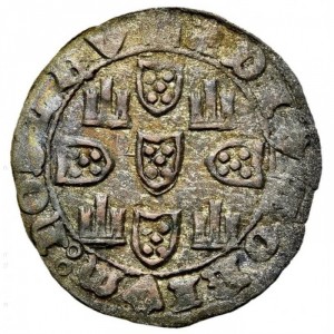 Реверс монеты Португалия, 1 реал прето, 1415