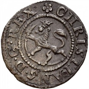 Аверс монеты Норвегия, 1 скиллинг, 1675-1682