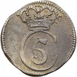 Аверс монеты Норвегия, 2 скиллинга, 1684-1686