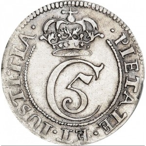 Аверс монеты Норвегия, 8 скиллингов, 1672-1675