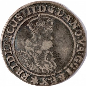 Аверс монеты Норвегия, ⅛ спесие далера, 1649-1650