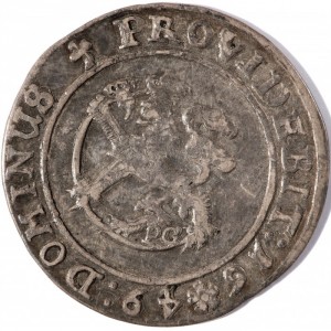Реверс монеты Норвегия, ⅛ спесие далера, 1649-1650