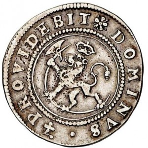 Реверс монеты Норвегия, 16 скиллингов, 1648-1661