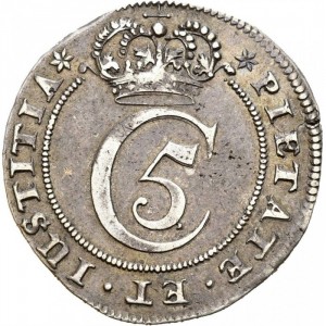 Аверс монеты Норвегия, 16 скиллингов, 1671-1679