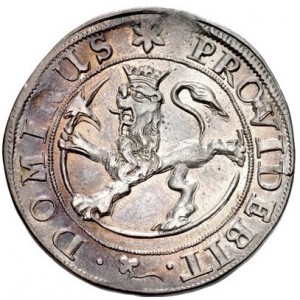 Реверс монеты Норвегия, 2 марки, 1649-1669