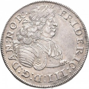 Аверс монеты Норвегия, ½ спесие далера, 1665-1667