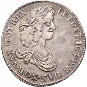 Аверс монеты Норвегия, ½ спесие далера, 1669