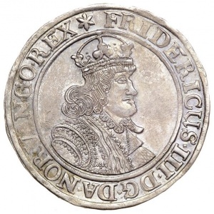 Аверс монеты Норвегия, 1 спесие далер, 1651-1658