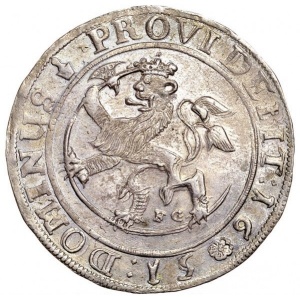Реверс монеты Норвегия, 1 спесие далер, 1651-1658