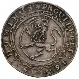 Реверс монеты Норвегия, 1 спесие далер, 1658-1662
