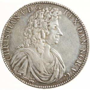Аверс монеты Норвегия, 1 спесие далер, 1688-1690