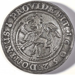 Реверс монеты Норвегия, 2 спесие далера, 1651-1652