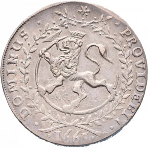Реверс монеты Норвегия, 2 спесие далера, 1659-1662