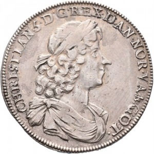 Аверс монеты Норвегия, 2 спесие далера, 1672-1680