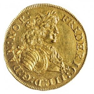 Аверс монеты Норвегия, 1 дукат, 1665
