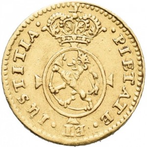 Реверс монеты Норвегия, 1 дукат, 1680