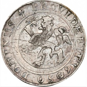 Реверс монеты Норвегия, 3 спесие далера, 1649-1650