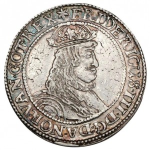 Аверс монеты Норвегия, 4 спесие далера, 1656