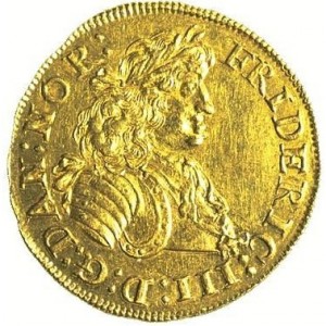 Аверс монеты Норвегия, 2 дуката, 1665